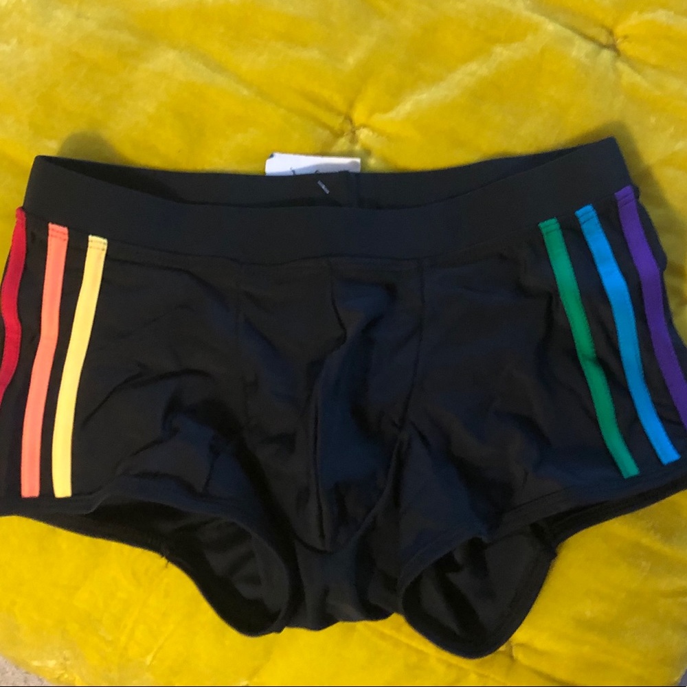 Boxer brief swim trunks